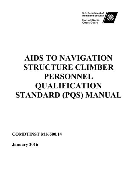 Qualification Standard Manual .